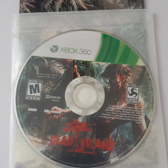 FREE WITH ANY PURCHASE Dead Island - Xbox 360- Disc With Manual - Picture 1 of 2
